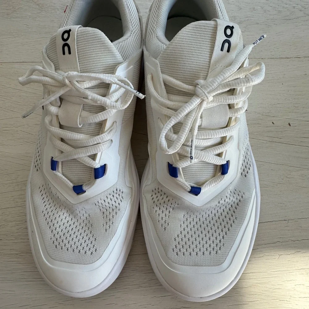 On Running The Roger Spin 2 Womens‎ Sneakers White Cobalt Blue Size 8 39